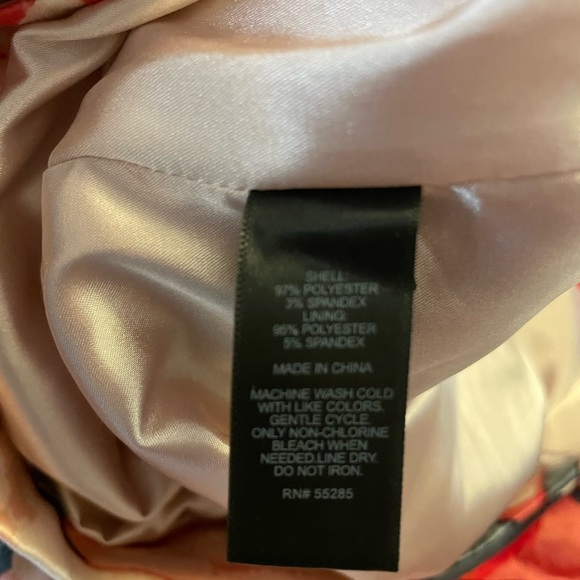 Express Ruched Mini Dress, Floral Design, 8 - Picture 6 of 6